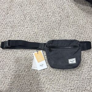 Herschel Supply Company Black Canvas Belt Bag